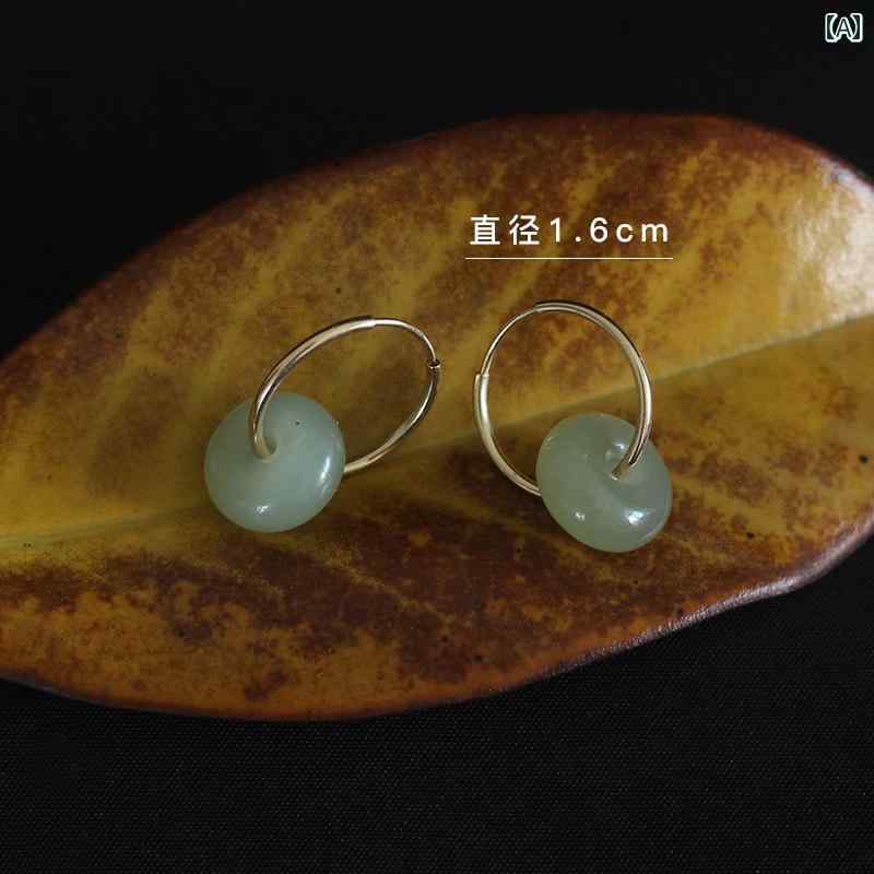 ピアス レディース 和田玉 安全性のある バックル 14 K ゴールド フィルド ピアス イヤーフック イヤリング レトロ 分かりやすい
