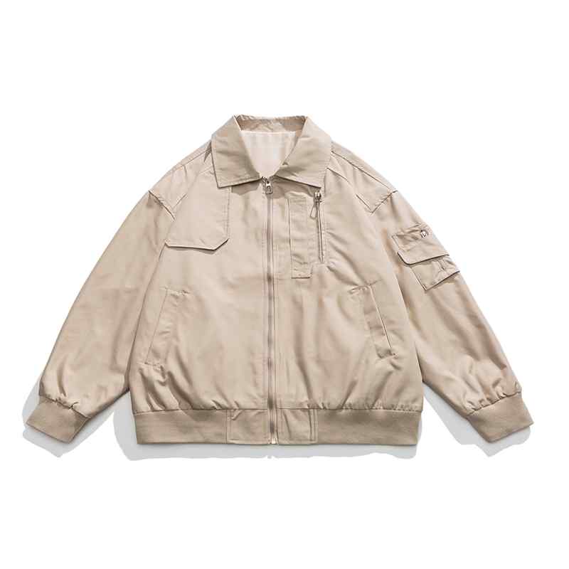ジャケット 上着 アウター メンズ おしゃれ ファッション レディース 春秋 ストリート ワークウェア 大きめサイズ シンプル 長袖 ゆったり