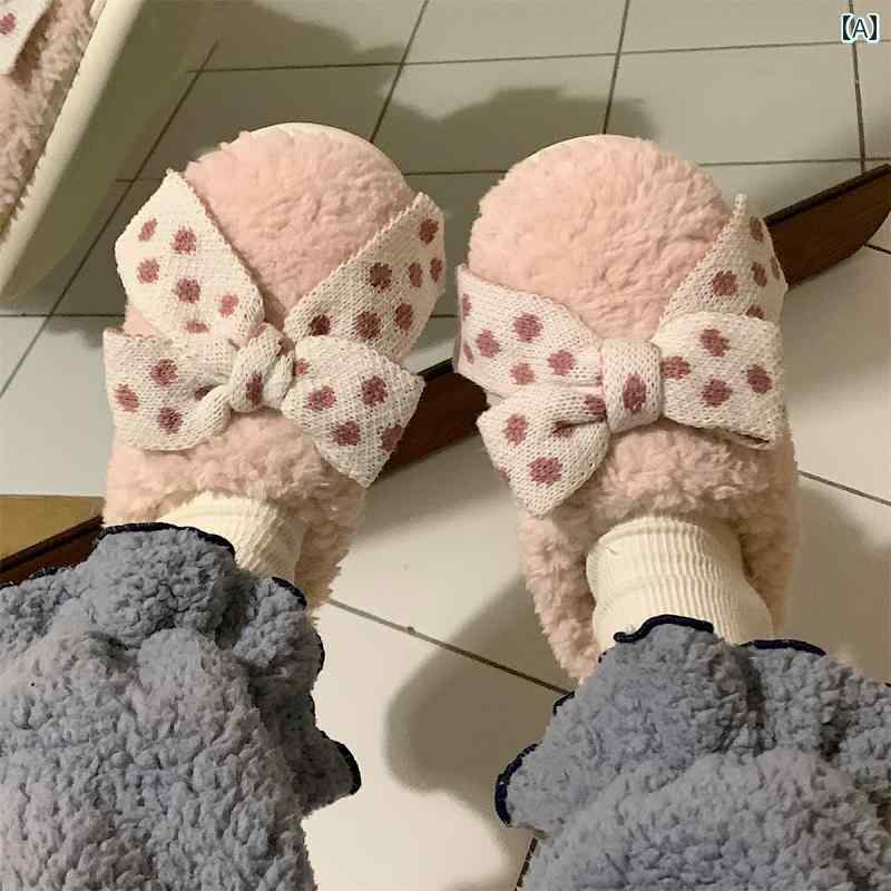 スリッパ 冬 レディース レディース コットン かわいい 韓国 家庭 室内 滑りにくい サンダル ホームシューズ PVC