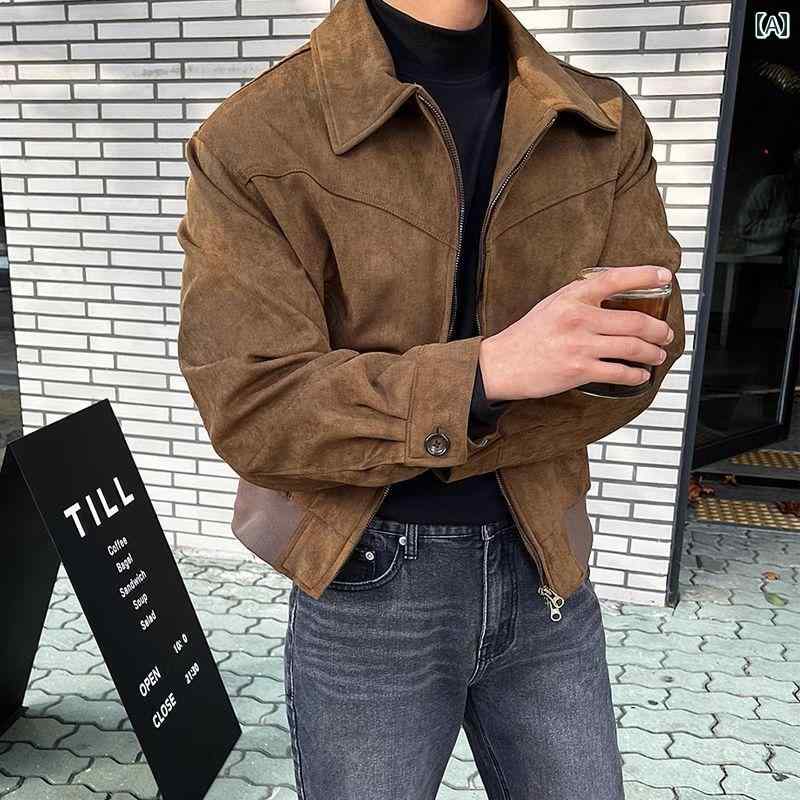 メンズ アウター ジャケット カジュアル シンプル スタイリッシュ メンズ ファッション おしゃれ 大きめサイズ 春秋冬