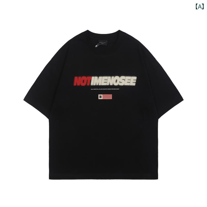 半袖 Tシャツ メンズ 夏 トップス 韓国 カジュアル オーバーサイズ ゆったり ストリート おしゃれ かっこいい 着やい 動きやい 快適 イベント フェス レジャー アウトドア ダンス 衣装 パフォーマンス