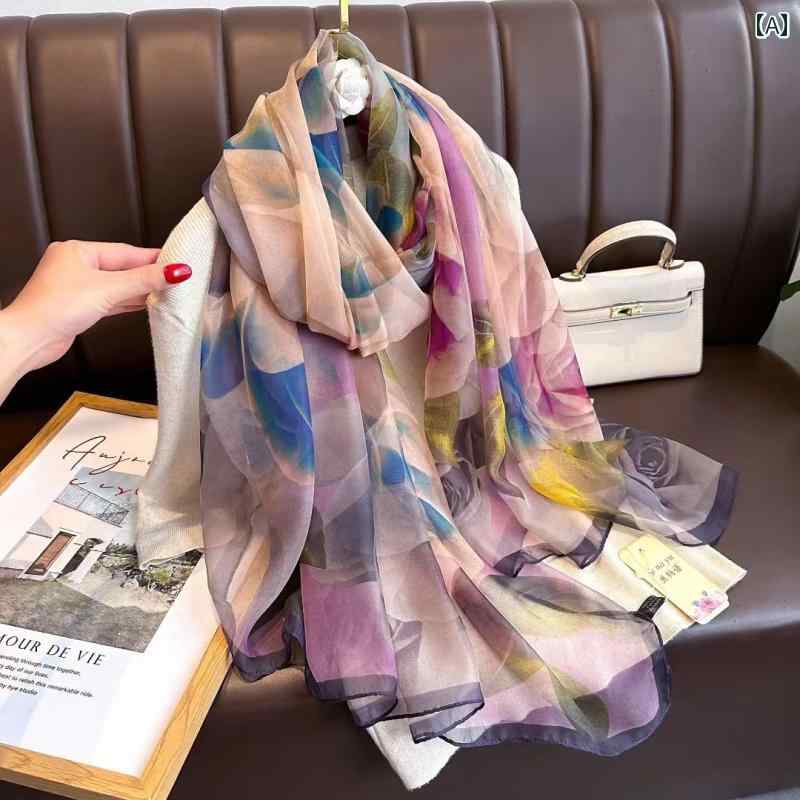 スカーフ ショール 上品 レディース レディース ファッション 装飾 オールシーズン 多 チャイナ風 ポリエステル 春秋