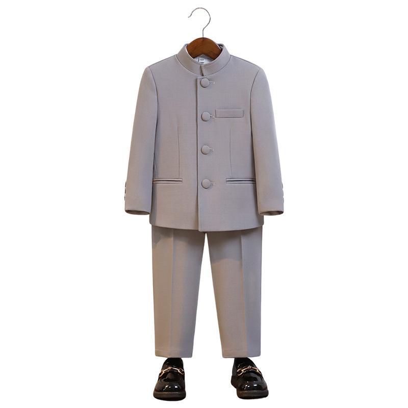 男の子 中国 エスニック 学生服 スピーチ コーラス 朗読 パフォーマンス コスプレ チャイナ風 仮装 シンプル カジュアル