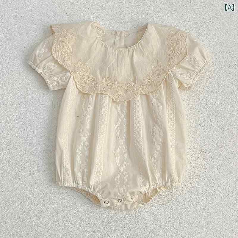 ドレス ロンパース ベビー 夏服 ジャンプ スーツ かわいい 赤ちゃん 女児 半袖 女児 姉妹 衣装