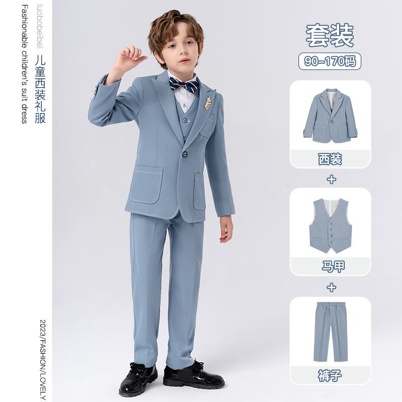 子供服 キッズ 男の子 スーツ セット おしゃれ ドレス 春秋 韓国 英国 ピアノ ホスト パフォーマンス シンプル ブリティッシュ セレモニー 7,305円