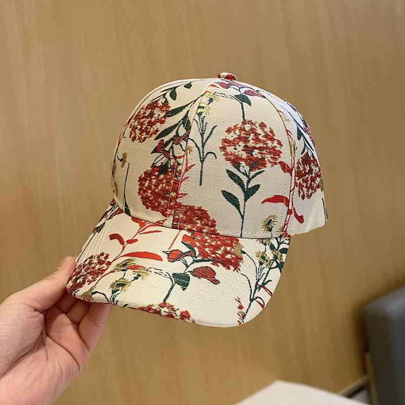 ベースボールキャップ 刺? カジュアル 帽子 ひさし帽 アウトドア 花柄 刺繍 調節可能 韓国 かわいい レディース 装飾 外出 屋外 レジャー レディース