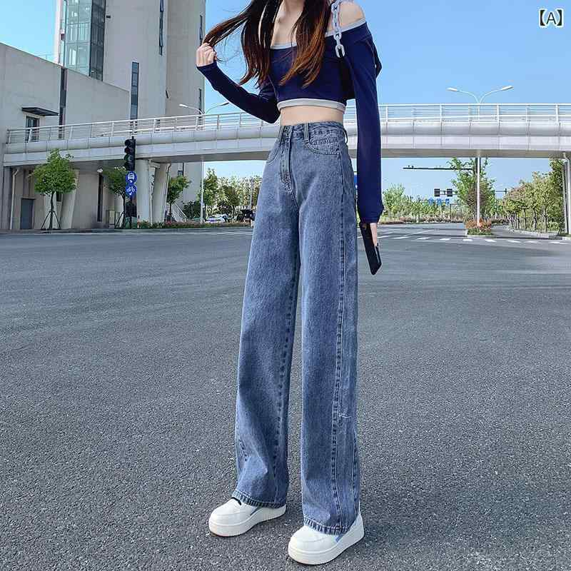 デニム パンツ レディース ジーパン ハイウエスト カジュアル シンプル おしゃれ 普段着 マルチシーン 大人 レディース ファッション 夏