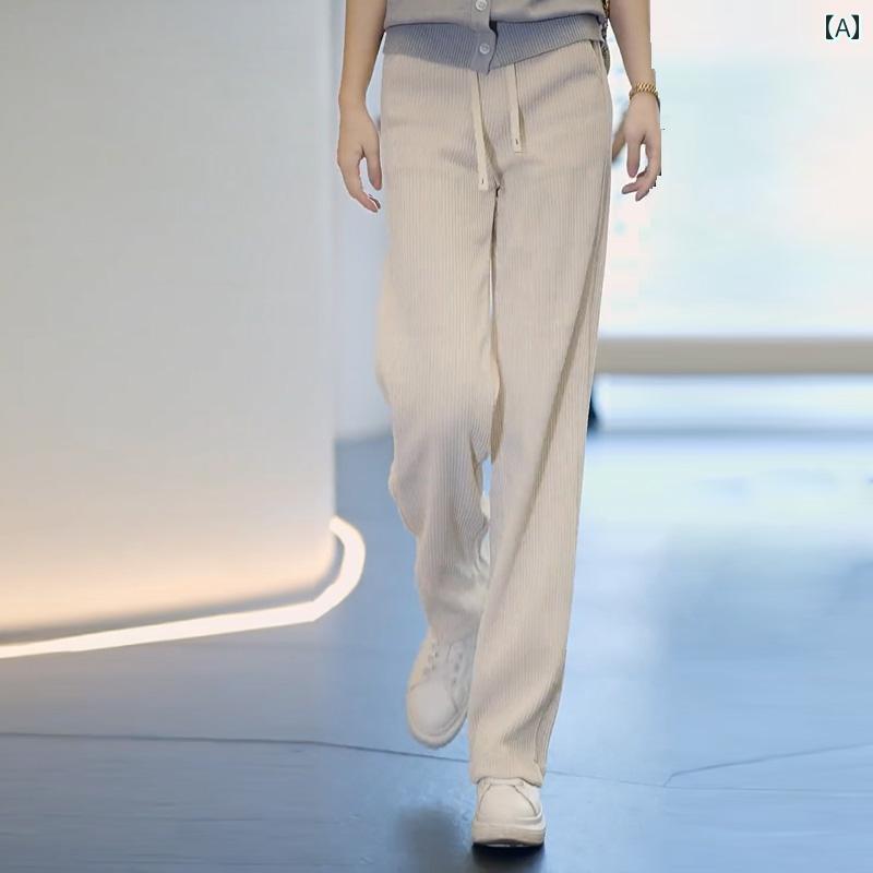 レディース ボトムス 心地好い 成人女性服 秋冬 ズボン下 ズボン ワイドレッグ ご機嫌酉の方角 ドレープ 引っ切り無い