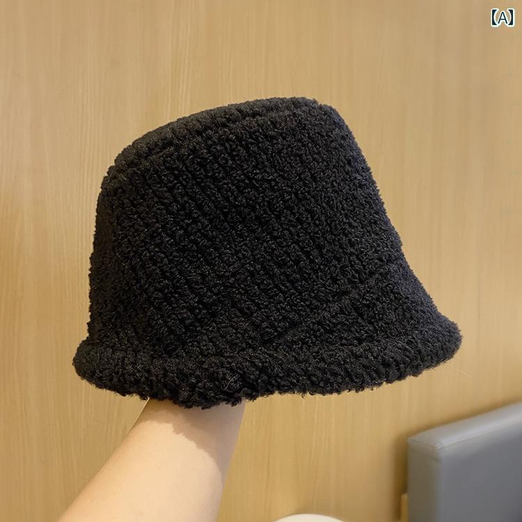 帽子 レディース 秋冬 ファッション ウール 小顔効果 レディース 暖かい 柔らかい 韓国 快適 バケット ハット
