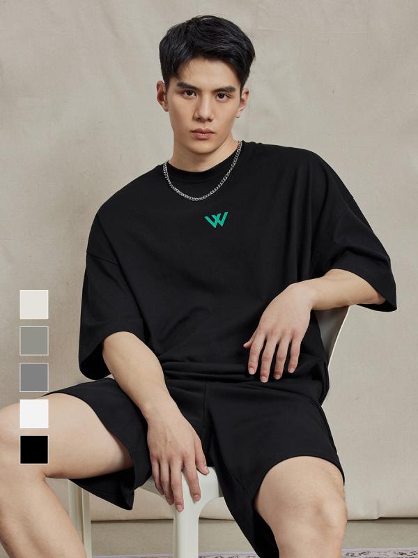 ｔシャツ ゆったり 綿 半袖 メンズ 夏 シンプル ラウンドネック スポーツ シャツ レジャー