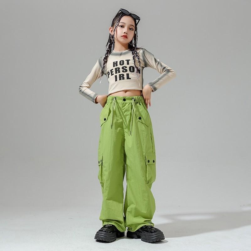 子供服 女の子 Tシャツ タンクトップ へそ出し パンツ 秋 コスチューム バンド ダンス ヒップホップ ストリート系 パフォーマンス 衣装 セットアップ クール かっこいい キッズ 4,609円
