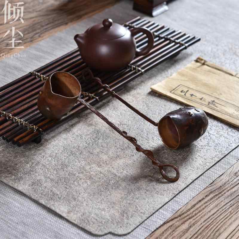 茶道具 ティースプーン 食器 お茶 小物 雑貨 装飾品 配膳品 テーブルセンター レトロ 銅 コレクション｜セキュアデポ
