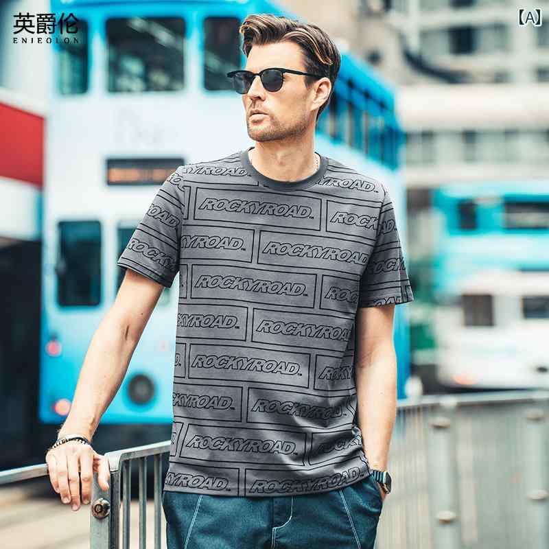 Tシャツ 半袖 シンプル カジュアル おしゃれ ミニマル スタイリッシュ 普段着 マルチシーン メンズ ファッション 大きめサイズ 夏