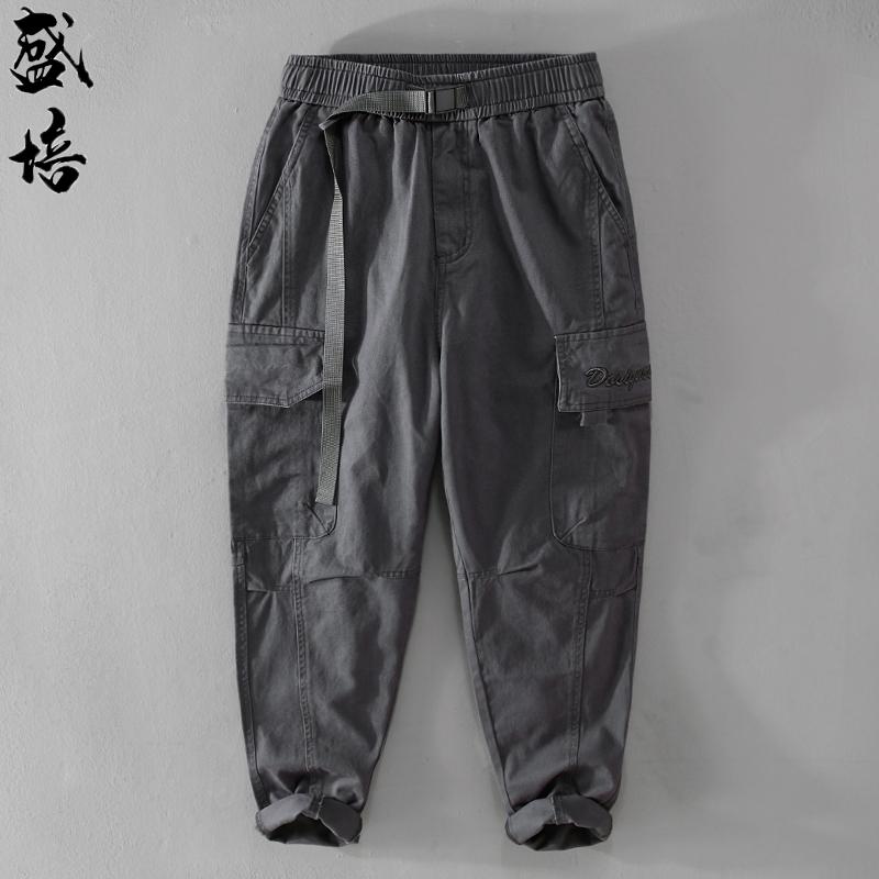 ズボン下 メンズ ズボン 好いたらしい アメカジ 役立つこと性 綿 引っ切り無い レッグ 九分丈 ゆったり 個人的特徴 厚地の外套櫂