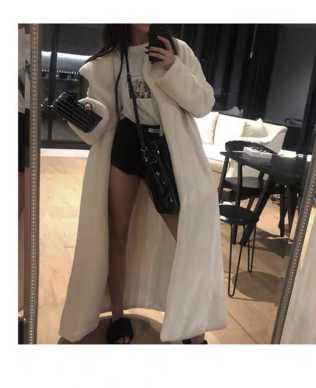 コート レディース 秋 冬 アメリカ ソリッドカラー 毛皮 大きい ロング ぬいぐるみ 毛皮 ウエスト ウインドブレーカー｜セキュアデポ