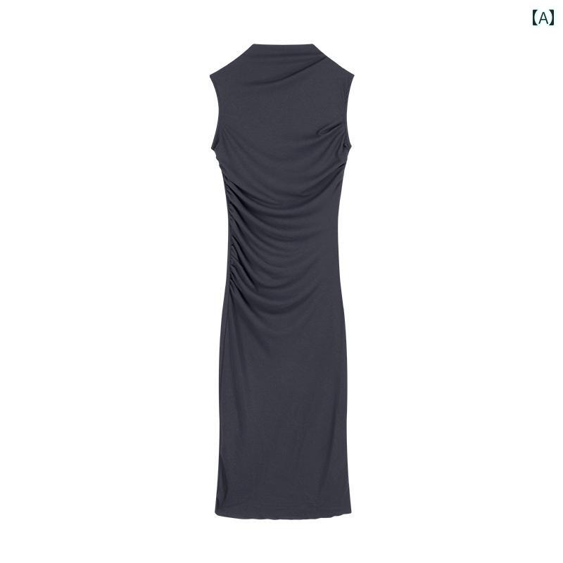 ドレス リゾートドレス 夏ドレス ディナードレス 夏 ノースリーブ ロングドレス セクシー エキゾチック エレガント レディース ファッション