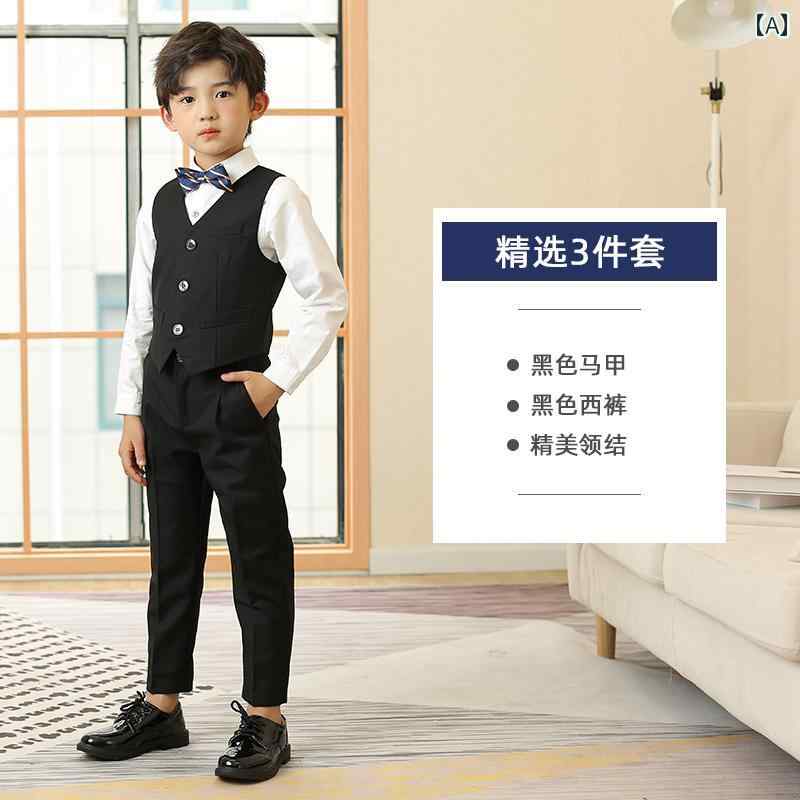 ドレス キッズ スーツ フォーマル 発表会 男の子 用 小さい ベルベット 厚手 子供用 ホスト フラワーガール 結婚式 冬