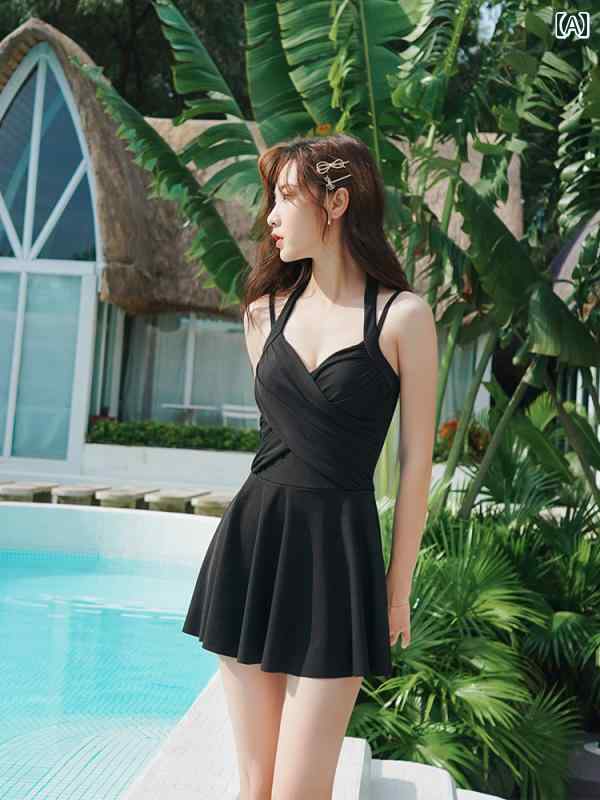 レディース 夏 水着 おしゃれ ビーチ リゾート プール 海水浴 レジャー 黒 女性 スカート スタイル お腹 カバー スリム 見せ ボクサー 温泉