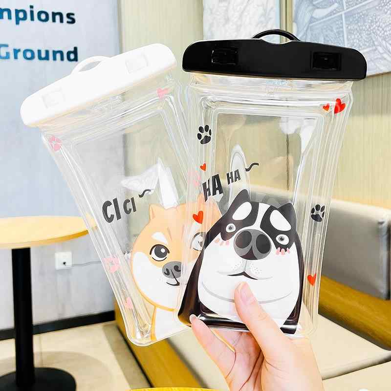 ビーチ プール スマホ バッグ 動物 携帯電話 防水 バッグ 携帯電話 水泳 シュノーケリング 防水 ケース スマホ