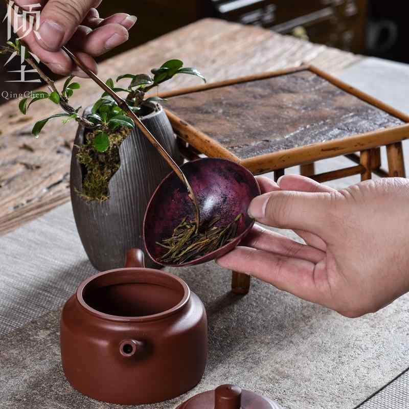 茶道具 ティースプーン 茶葉置き シャベル 食器 ニードル 雑貨 小物 装飾品 配膳品 道具 レトロ