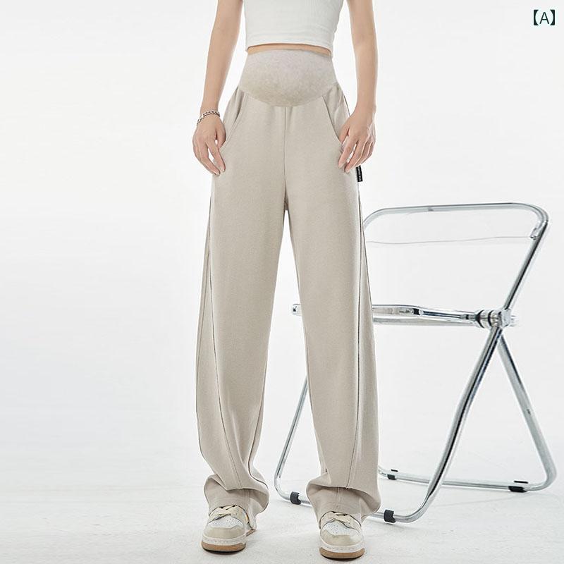 マタニティパンツ ワイドパンツ ストレートパンツ ゆったり 快適 夏 レディース マタニティウェア