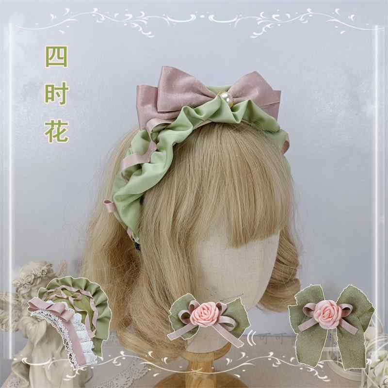 カチューシャ ヘアクリップ リボン ヘアアクセサリー 激かわいい ロリータ ゴスロリ 地雷 甘ロリ JK レディース ファッションアイテム
