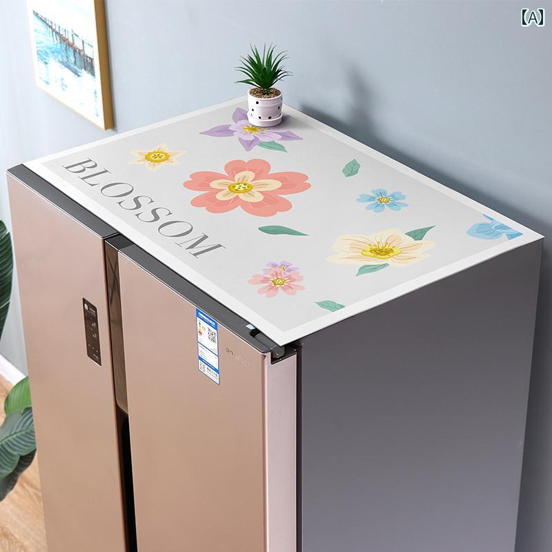 ダストカバー 冷蔵庫 洗濯機 電子レンジ オーブン マルチ カバー 防塵 防汚 防油 家具 家電 インテリア 装飾 シンプル ラグジュアリー 北欧