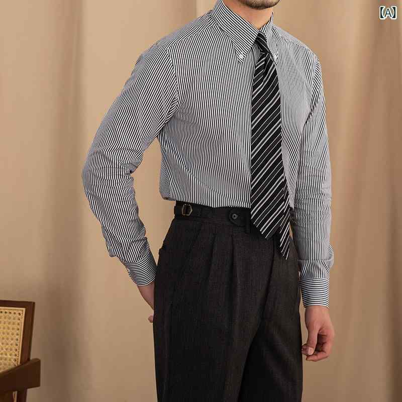 Yプルオーバー 縞模様 メンズ 成年者 商行為 通い 事務所 心地好い 分かりやすい ブリティッシュ かっこ良い 成人男性 流行り物 大きめ大いさ メンズファッション-トップス