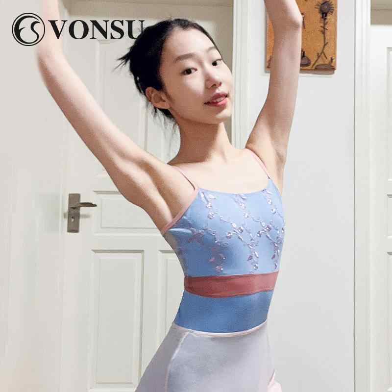 バレエ レオタード スポーツ ボディスーツ 体操服 ウェア レオタード 衣装 練習 ダンス ヨガ フィットネス トレーニング レディース フィット レディース