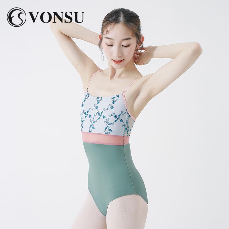 バレエ レオタード スポーツ ボディスーツ 体操服 ウェア レオタード 衣装 練習 ダンス ヨガ フィットネス トレーニング レディース フィット レディース