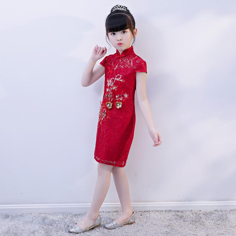 赤ちゃん服 瀬戸ものお召しもの 中国風 衣裳 新年 正月 寄りあい 外来性 愛くるしいキュート お嬢さん キッズ 民族お召しもの