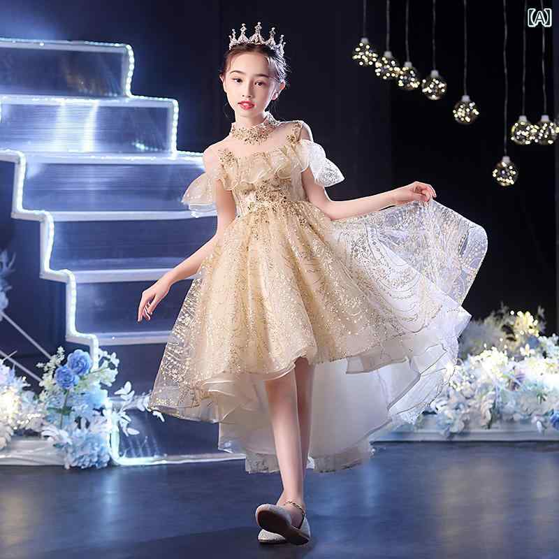 子供服 ドレス 結婚式 ウェディング フラワーガール パーティー 発表会 パフォーマンス 衣装 上品 エレガント 女児 キッズ｜セキュアデポ
