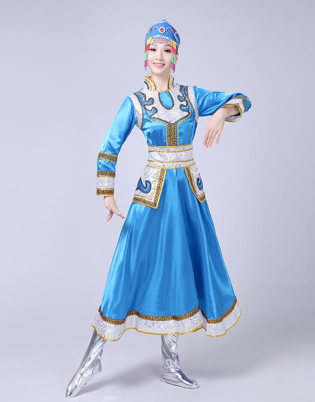 青の刺繍入りボリウッドダンス衣装 青の刺繍入りボリウッドダンス衣装 青の刺繍入りボリウッドダンス衣装