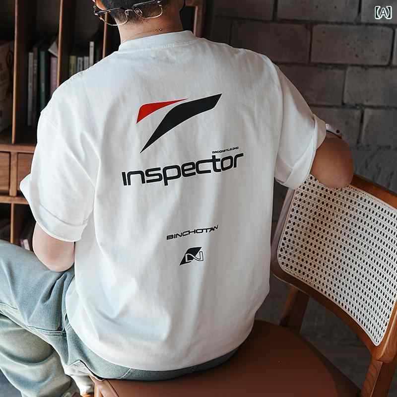 Tシャツ 半袖 アメリカン カジュアル おしゃれ スタイリッシュ 普段着 マルチシーン メンズ ファッション 大きめサイズ 春｜セキュアデポ