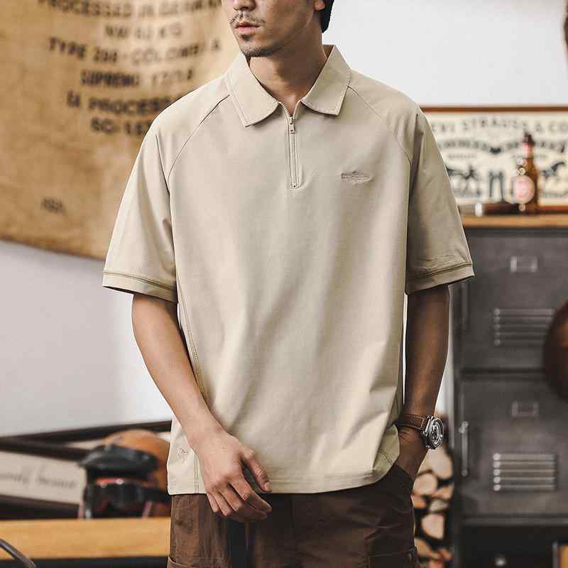 ポロシャツ 夏 薄手 Tシャツ メンズ 半袖 アウトドア 日焼け防止 衣装 スポーツ 吸湿 速乾 ノンアイロン ゆったり メンズ 都会 白 ホワイト カーキ 5,643円
