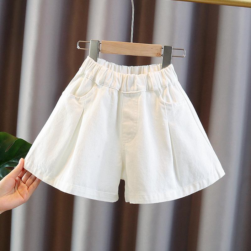 キッズ ファッション パンツ ズボン ショーツ ボトムス ショート キュロット スリム 女の子 ストレッチ カジュアル 子供服 夏