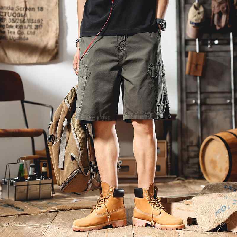 ハーフパンツ メンズ アメリカン カーゴ ショーツ 夏 薄手 綿 ストレート 大きめサイズ カジュアル パンツ ストレッチ性 ファッション｜セキュアデポ