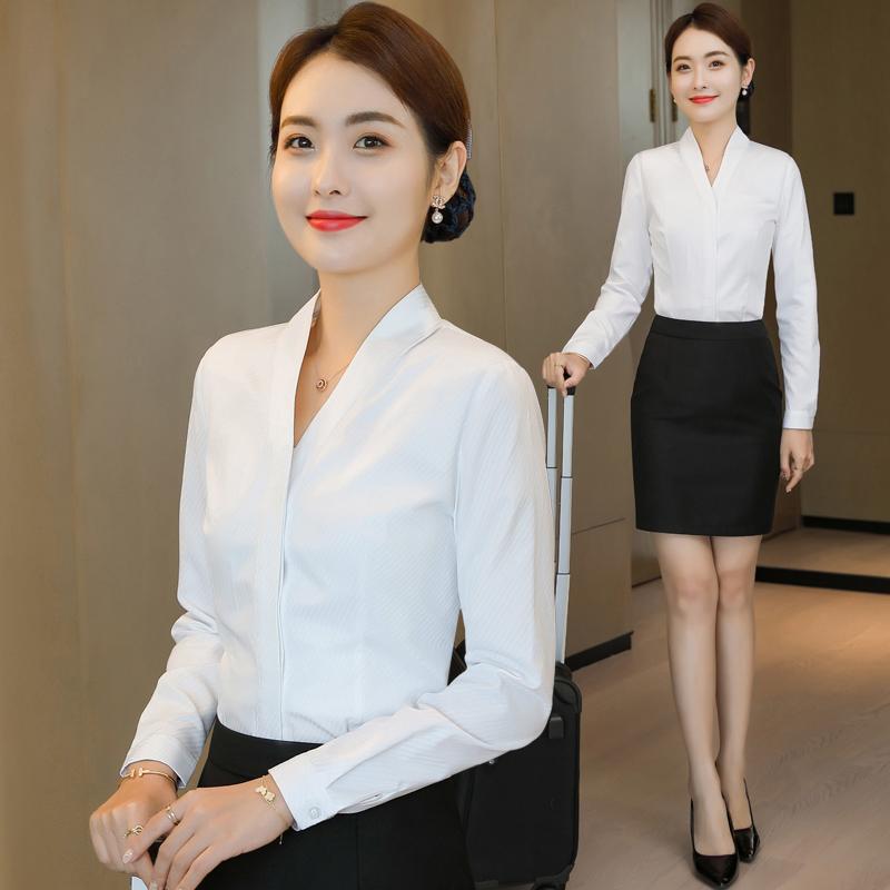 レディース ファッション トップス シャツ スーツ セット カットソー Vネック スカート ズボン パンツ ロング 制服 大人 レディース 清楚 衣料品 面接 仕事 フォーマル 作業服 婦人服