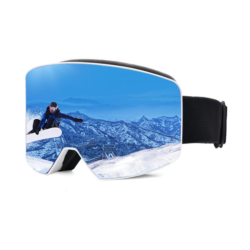 ゴーグル スキー 円筒形 登山 防眩 防風 防曇 メガネ スポーツ アウトドア メンズ レディース ユニセックス おしゃれ ファッション