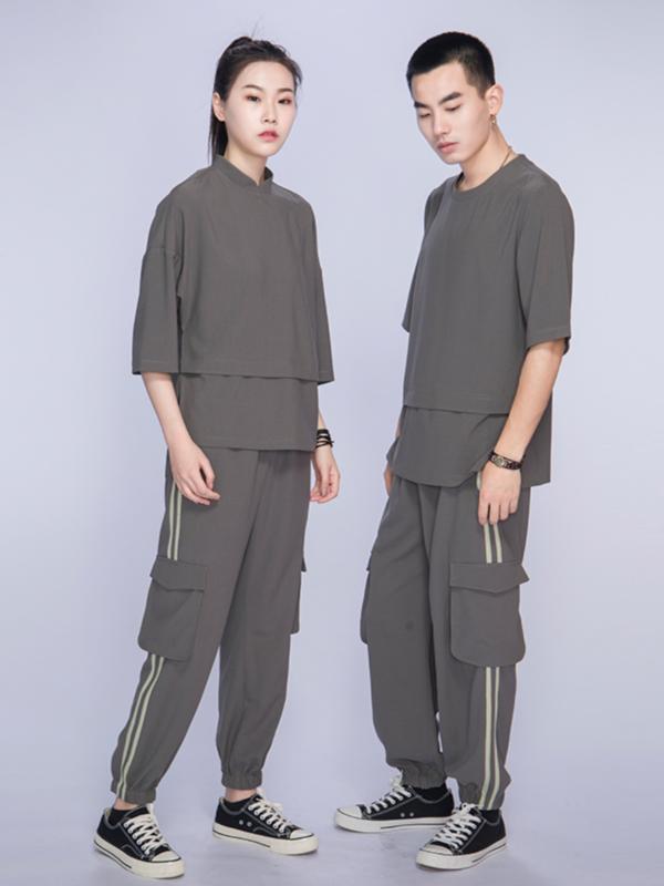 中華一皿分の料理店 やり方着 勝手もと メンズ レディース 成人男性服 亭主もち服 御勤め着 ユニフォーム ティーシャツ トップス ボトムス ズボン下 セットアップ セットアップ