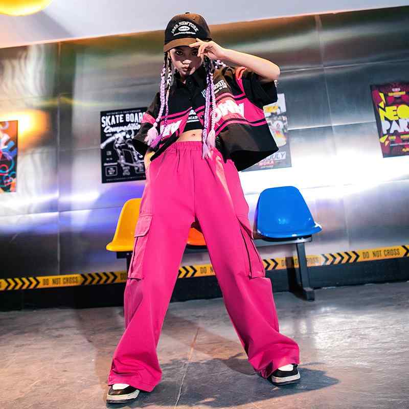 子供服 キッズファッション パフォーマンス 発表会 イベント 衣装 コスチューム ユニフォーム ダンス ヒップホップ ストリート 画像参照