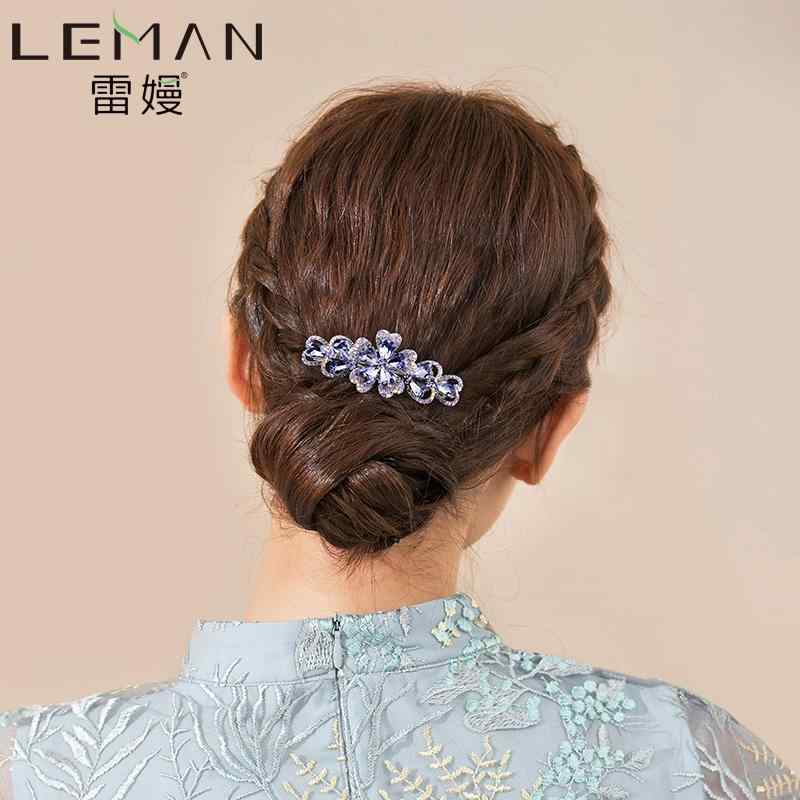 ヘアアクセサリー エレガント 髪飾り バレッタ ヘアピン レディース ヘアアクセサリー 韓国 ヘアアクセサリー ラインストーン ミディアム 春 クリップ ヘアピン 花