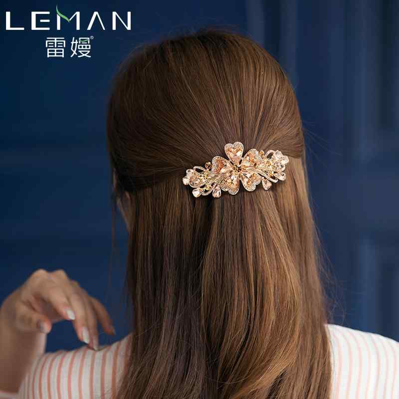 ヘアアクセサリー エレガント 髪飾り 大輪 花 ラインストーン クリップ 春 クリップ 韓国 ファッション ヘアピン クリップ ヘアアクセサリー