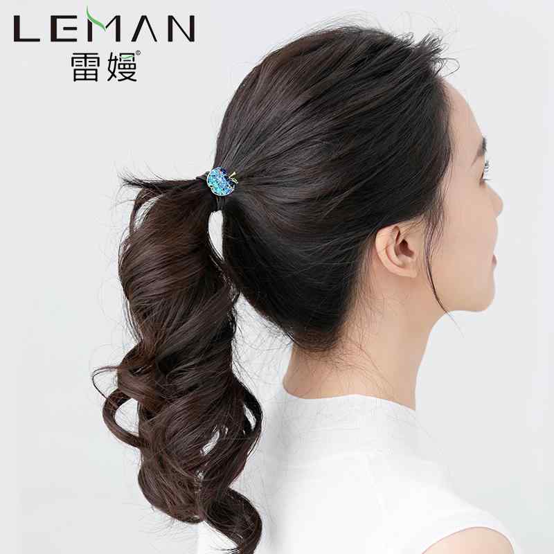 ヘアアクセサリー 髪飾り りん ヘアゴム ラインストーン ゴム バンド レディース ヘア ヘア バンド 女子 ヘアロープ