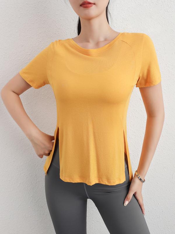 大きめサイズ スポーツ トップス レディース ランニング 速乾 フィットネス 半袖 Tシャツ ブラウス 通気性 ヨガ ナイロン 吸湿発散性 ストレッチ