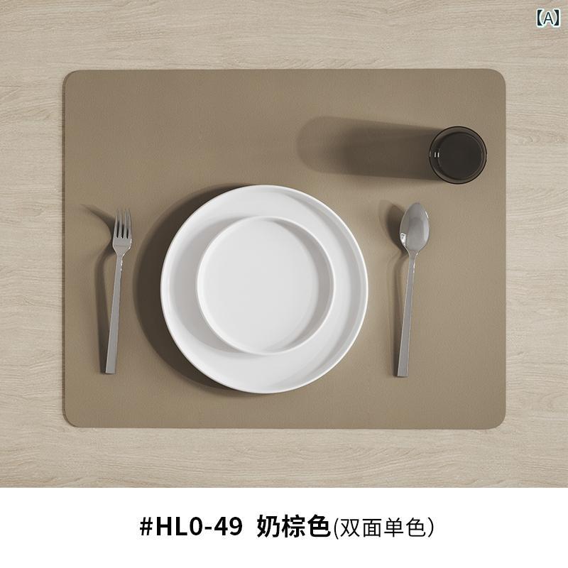 ランチョンマット プレースマット おしゃれ テーブルナプキン テーット 食器 カトラリー 防水 断熱 エレガント 生活雑貨