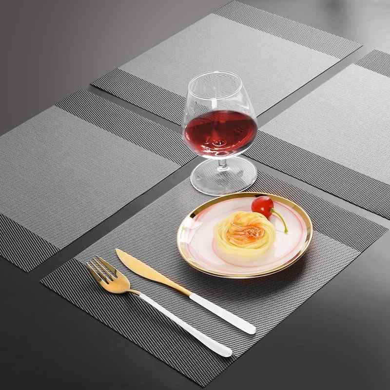 ランチョンマット プレースマット テーット 北欧 断熱マット ダイニングテーット 防水 西洋 シンプル モダン PVC