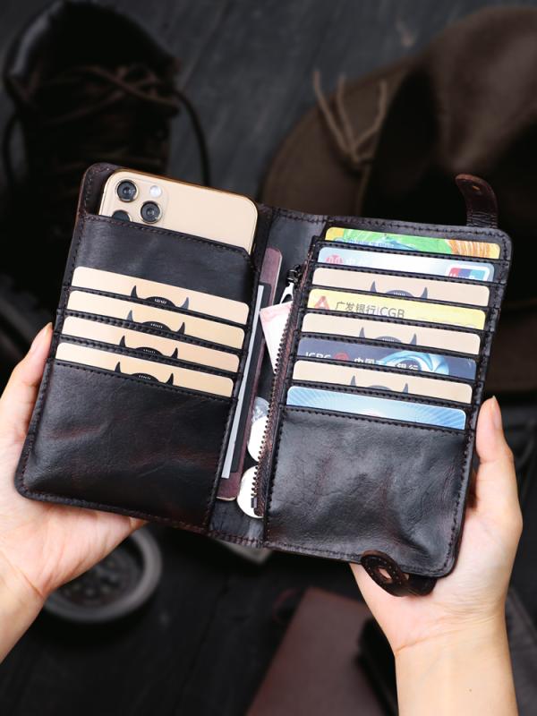 カードケース 財布 小物入れ コイン 名刺 カード スマホ ソフトレザー 革 牛革 シンプル 多 ビジネス ユニセックス