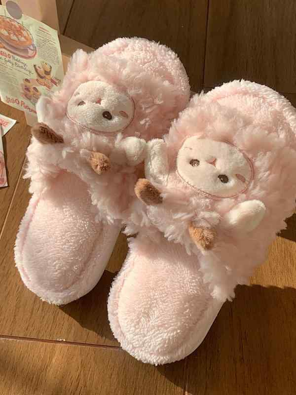 スリッパ 秋冬 レディース コットン カジュアル かわいい 室内 保温性 サンダル ホームシューズ