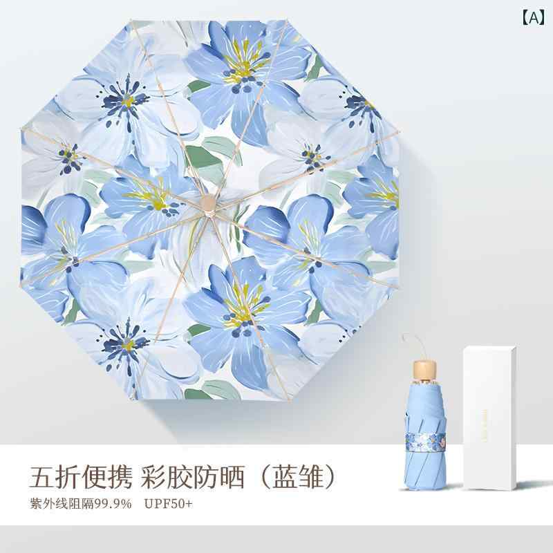 傘 晴雨兼 レディース 折りたたみ傘 軽量 小型 コンパクト ポータブル 日傘 UPF50+ 抗UV 日焼け防止 カプセル 傘